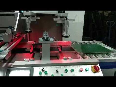 Automatic Silk Screen Printing for PCB - YouTube