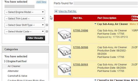 Help Me Locate a Part Using the Parts Catalog - Nissan Parts Deal Help Center