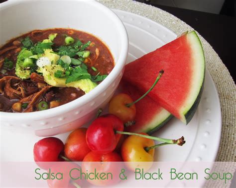 Salsa Chicken & Black Bean Soup