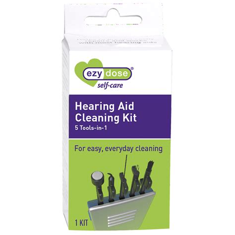 Ezy Dose 5-in-1 Hearing Aid Cleaning Tools Kit - Walmart.com - Walmart.com