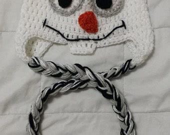 Crocheted Olaf Hat