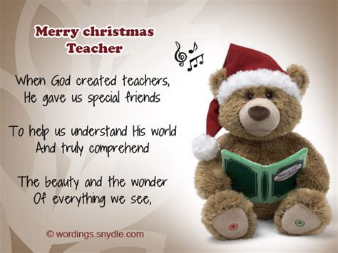 Christmas Messages for Teachers – Wordings and Messages