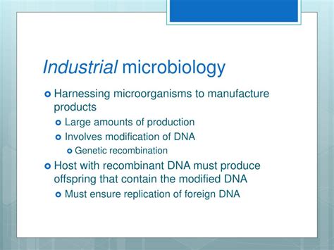 PPT - Industrial Microbiology PowerPoint Presentation, free download ...