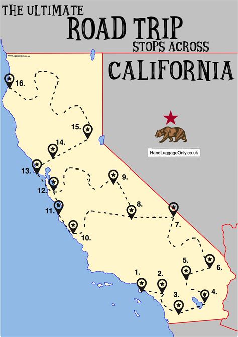 16 Epic Places To Visit In California On A Roadtrip | California travel ...