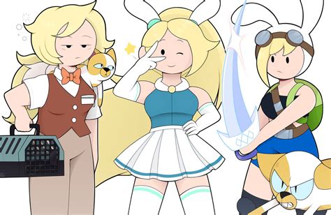 Adventure Time: Fionna and Cake by Miss-Psyson on DeviantArt