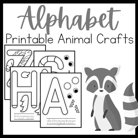 Printable Alphabet Animal Crafts