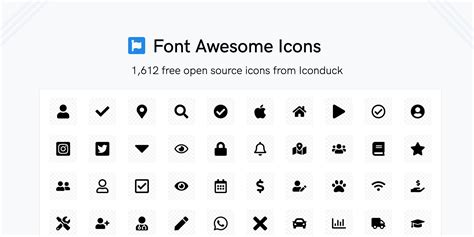 Font Awesome Icons by Iconduck | Figma Community