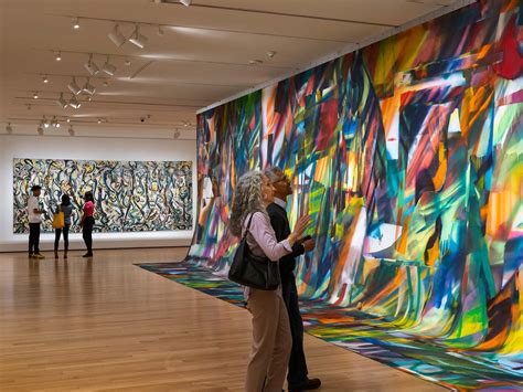 Mural: Jackson Pollock | Katharina Grosse | Museum of Fine Arts Boston