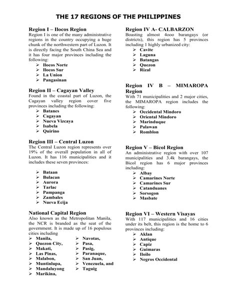 Administrative Divisions Map Of Philippines Regions Of The, 48% OFF