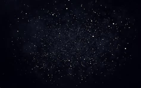 Black Star Space Background