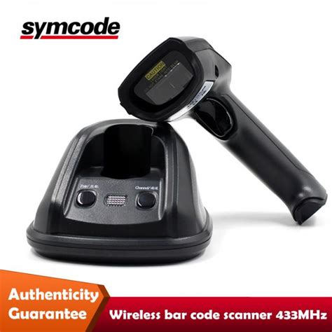 Warehouse Wireless Handheld Barcode Scanner 433Mhz Long Range Transmission