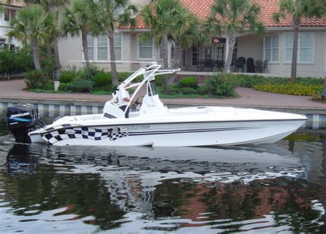 Black & White Checkered Flag 273 SCX - Glasstream Powerboats | Power boats, Boat, Checkered flag