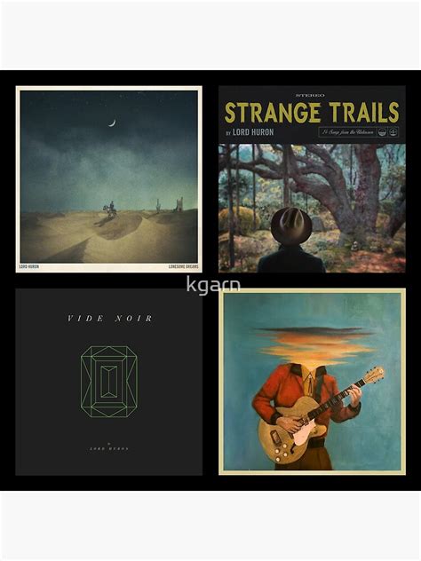 "Lord Huron Album Covers (2022) (Black Background)" Poster for Sale by kgarn | Redbubble