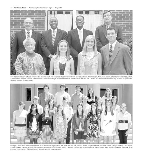 Newnan High Honors 2011 by The Times-Herald - Issuu