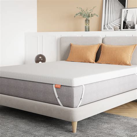 Sweetnight 4 Inch California King Mattress Topper, High Density Memory Foam Mattress Topper for ...