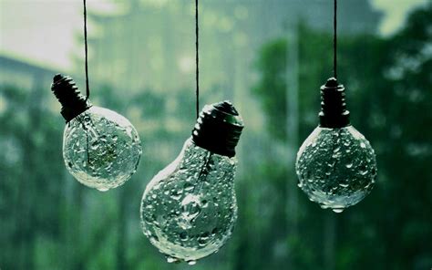 Ray Light Bulb Wallpaper HD For PC Computer | Rain wallpapers, Photography wallpaper, Hanging ...