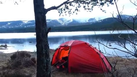 Wild Camping Scotland Scottish Highlands Aviemore Loch Morlich - YouTube