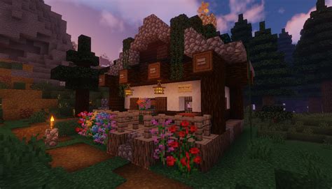 Built a small cottage in the middle of a village (Biomes O Plenty) : r/Minecraft