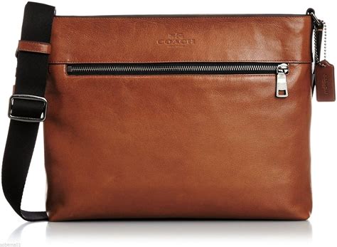 Coach Men's Bleecker Street Crossbody Messenger Bag