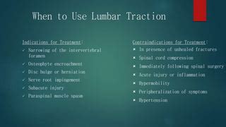 Cervical and Lumbar Traction | PPT