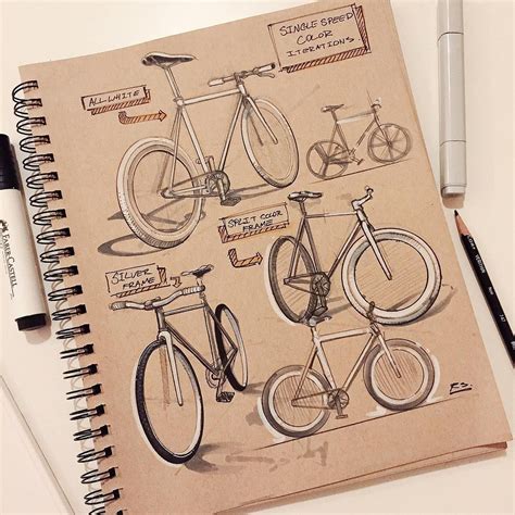 Industrial Designer on Instagram: “Practicing my bike sketches. I am ...