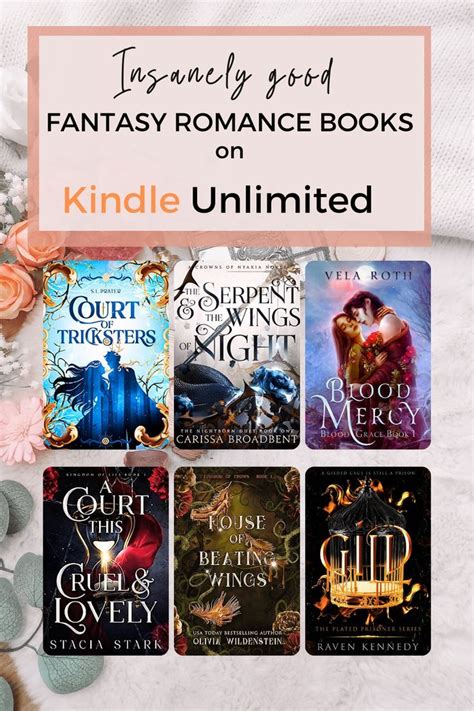 Best Fantasy Romance Books on Kindle Unlimited