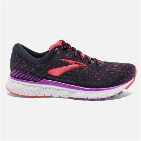 Brooks Women's Transcend 6 Running Shoe Black/Purple | Laurie's Shoes