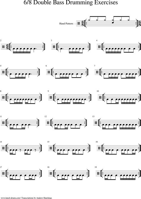 bass drum exercises pdf