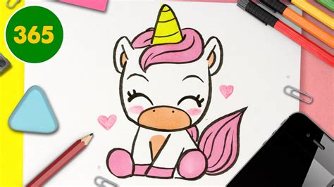 COMMENT DESSINER UN LICORNE KAWAII FACILE - comment dessiner des ...