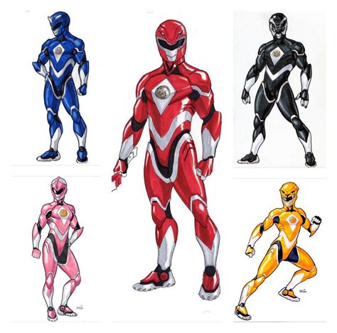 Power Rangers Suit Concept Art