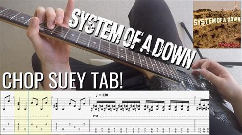 System Of A Down – Chop Suey! FULL PoV Guitar Lesson | With TAB - YouTube