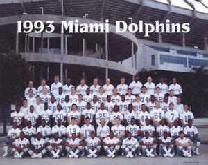 1993 MIAMI DOLPHINS FOOTBALL 8X10 TEAM PHOTO | eBay