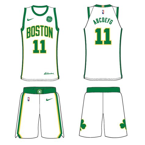 Boston Celtics Uniform - Alternate Uniform - National Basketball ...