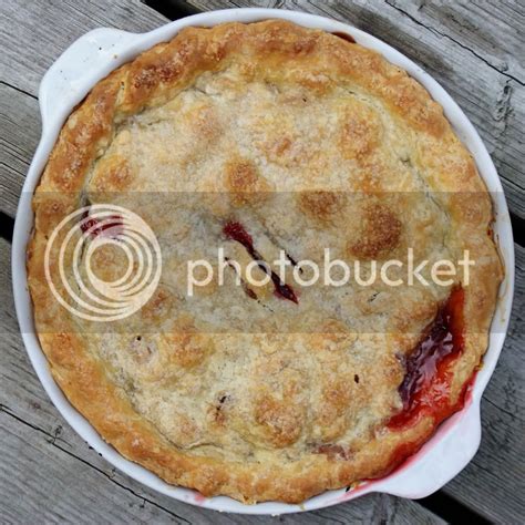 Piccante Dolce: Strawberry Rhubarb Pie on the Grill