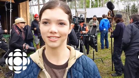 Behind the scenes with Alisha Newton in Heartland 803, "Severed Ties" | Heartland | CBC - YouTube