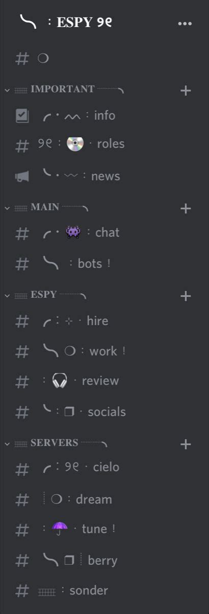 Portal ☂️ | Discord, Cool text symbols, Discord channels