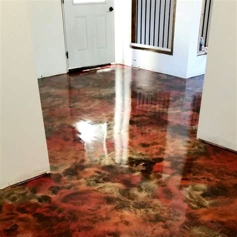 epoxy basement floor over paint - Tiara Paine