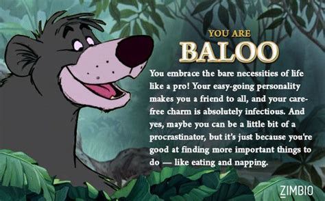 I am Baloo | Jungle book characters, Jungle book quotes, Baloo jungle book