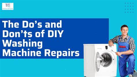 The Do’s and Don’ts of DIY Washing Machine Repairs | TheAmberPost