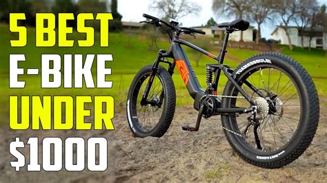 5 Best Electric Bikes Under $1000 2024 | Best E-Bike Under $1000 - YouTube