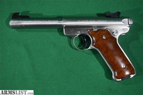 ARMSLIST - For Sale: Ruger Model Mark II MK2 MK Stainless Target Pistol