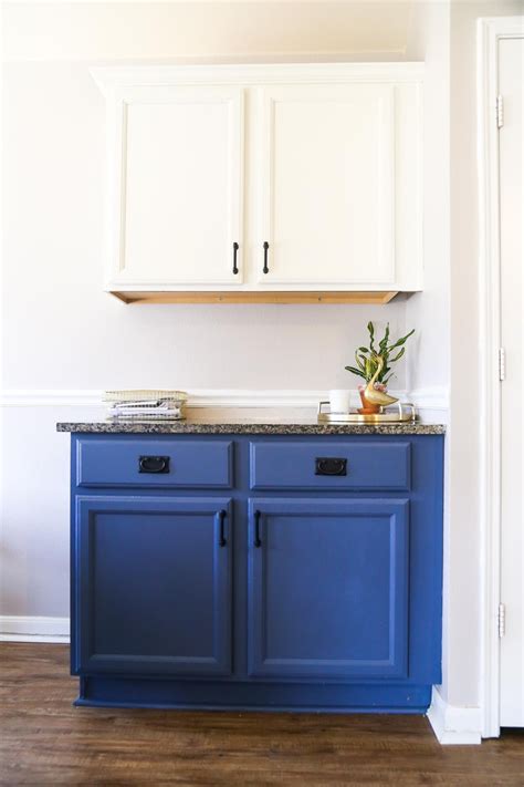 Blue & White Kitchen Cabinets | Love & Renovations