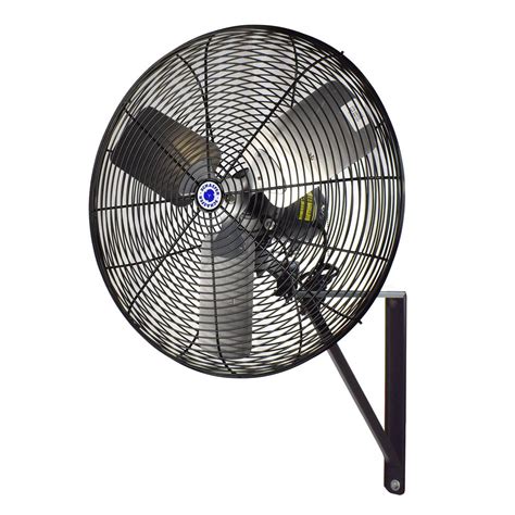 Schaefer 24 in. Black Oscillating Wall Mounted Fan-TW24B-HD - The Home Depot