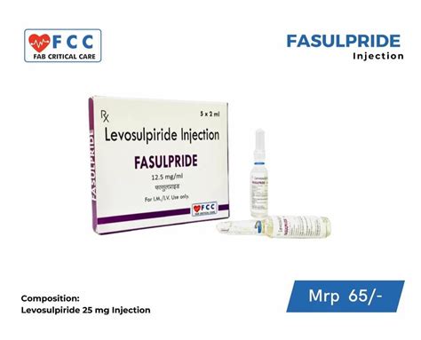 Levosulpiride 25 Mg 2ml Injection, PACE BIOTECH at Rs 65/piece in Jhansi