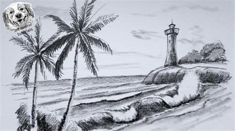 Creating a Realistic Beach Scene in Pencil: Step-by-Step Tutorial - YouTube