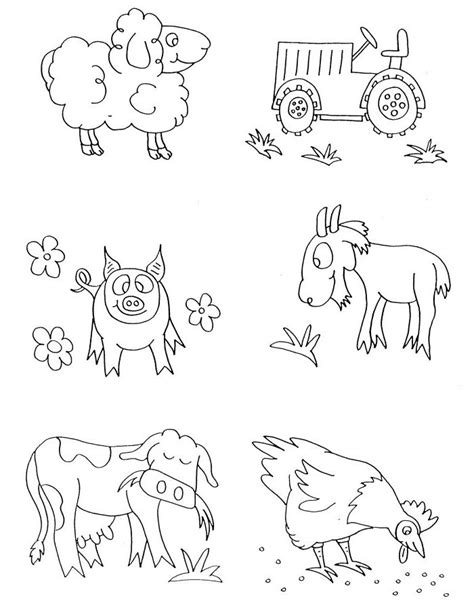 Farm Animal Coloring Pages PDF For Kids - Coloringfolder.com