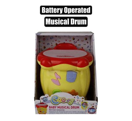 Classic Wholesalers - Toys - Baby Toy Edu Musical Drum B/O 21X17Cm