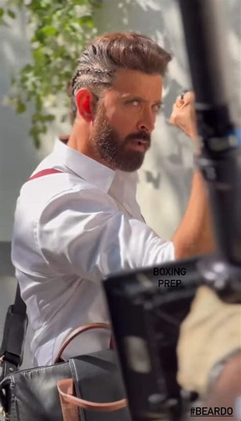 Hrithik Roshan shows off his new bearded look as he gears up for action ...