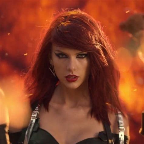 Taylor Swift's Red Hair in "Bad Blood" Video | Taylor swift red, Taylor swift, Taylor swift songs