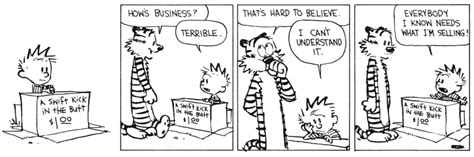 Why Calvin and Hobbes is right about business